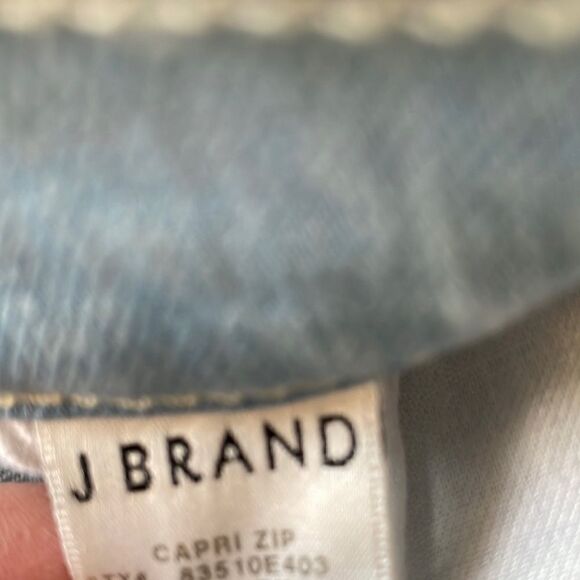 J. Brand Reflex Skinny Capri with ankle zips - Picture 9 of 10